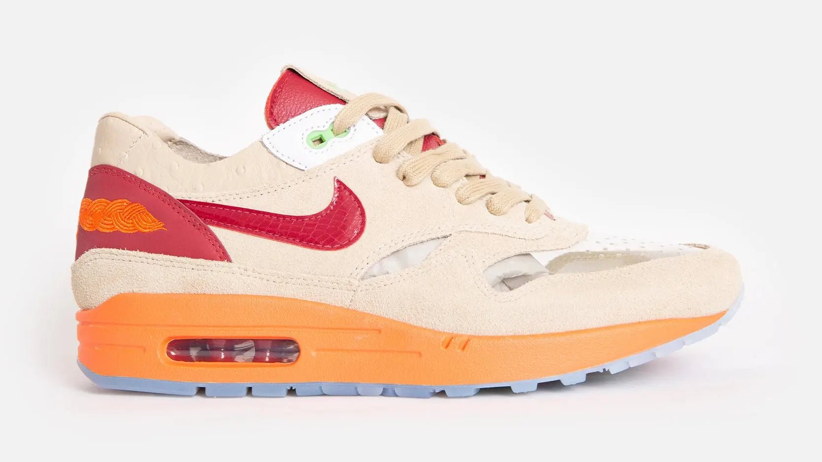 Nike X Clot Air Max 1 (Net/Deep Red-Orange Blaze) - Patta