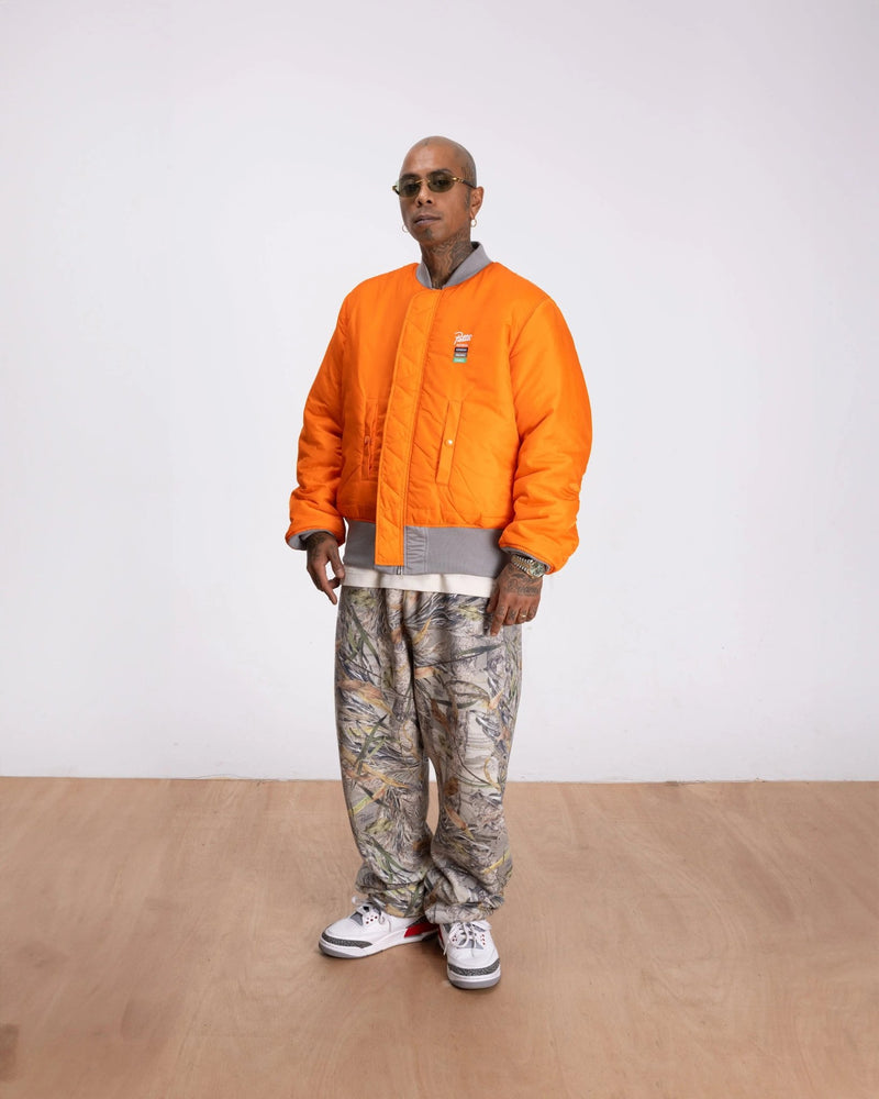 Patta x Alpha Industries MA - 1 Celebration Jacket (Silver/Orange) - Patta