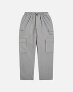 Reflective Patta cargo pants with digital camouflage pattern and Patta logo