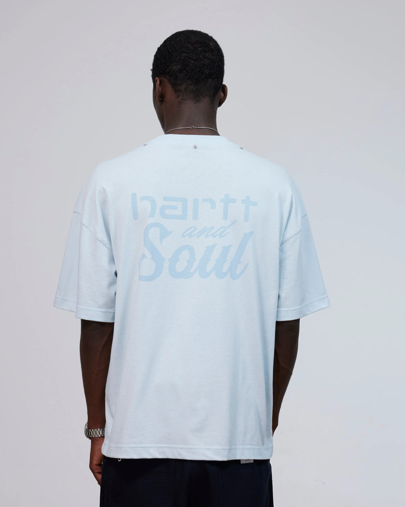 Patta x Carhartt Hartt And Soul T-Shirt (Light Blue) Patta x Carhartt