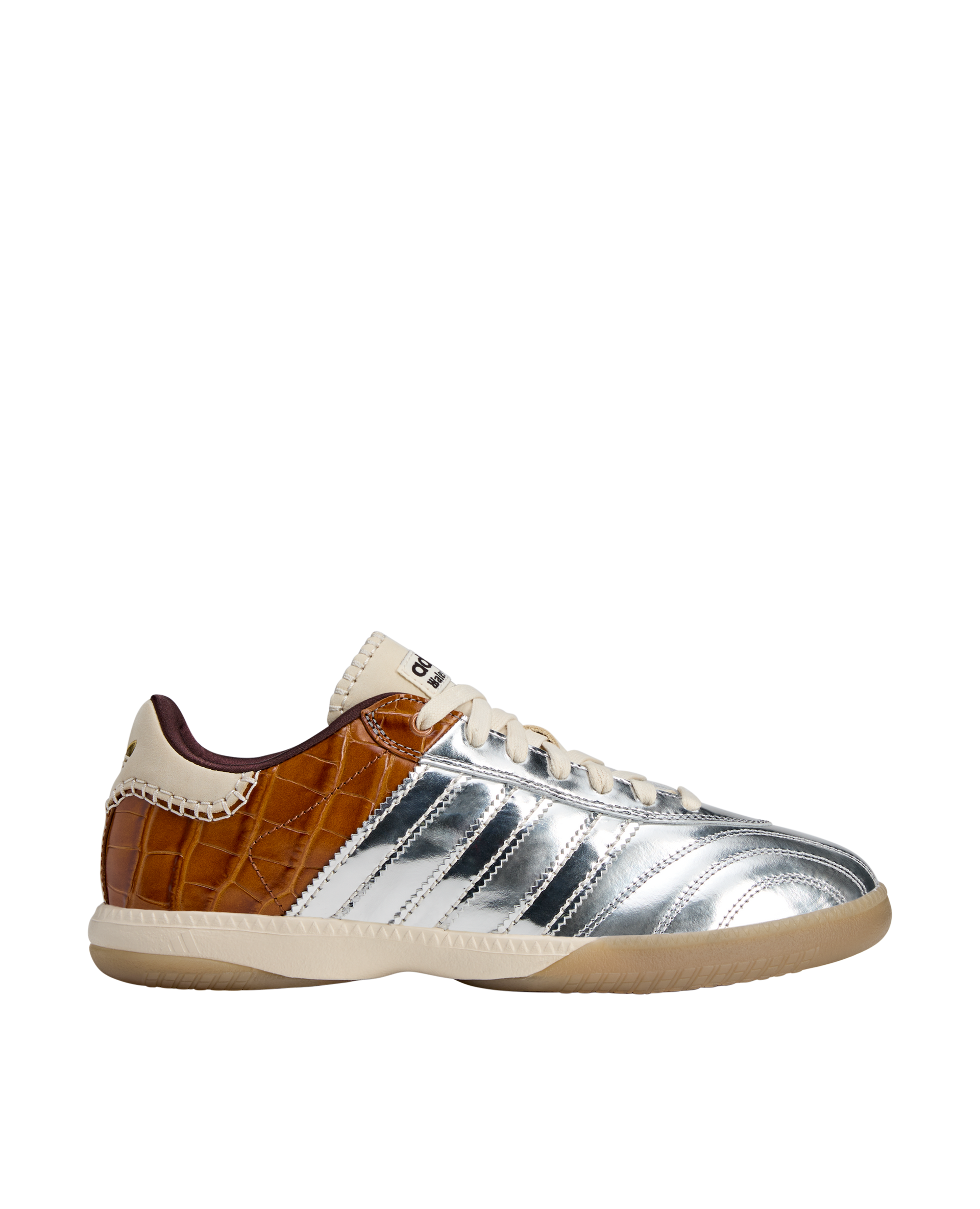 Adidas Wales Bonner MN Samba (Silver Metallic/Silver Metallic/Easy Yellow)