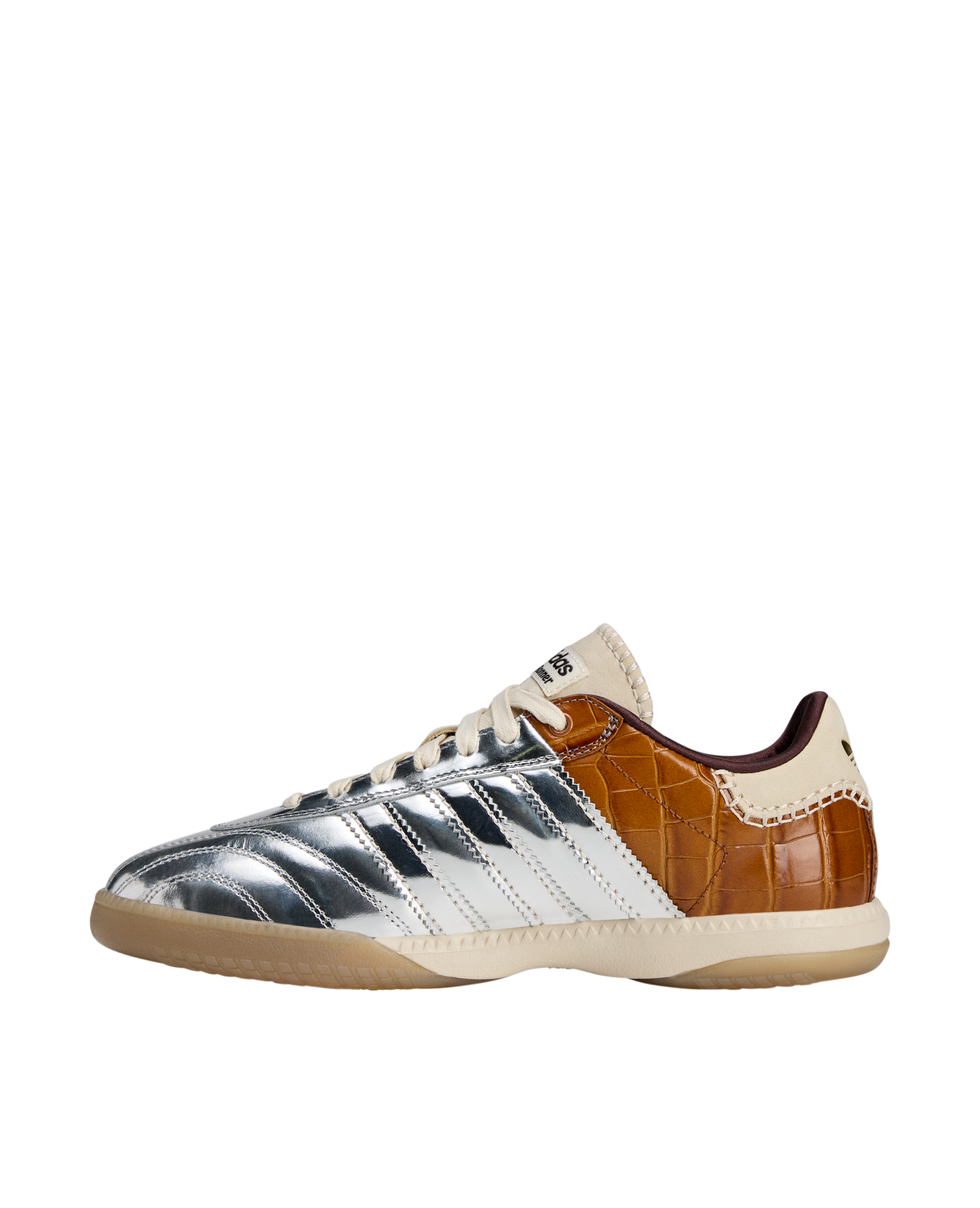 Adidas Wales Bonner MN Samba (Silver Metallic/Silver Metallic/Easy Yellow)