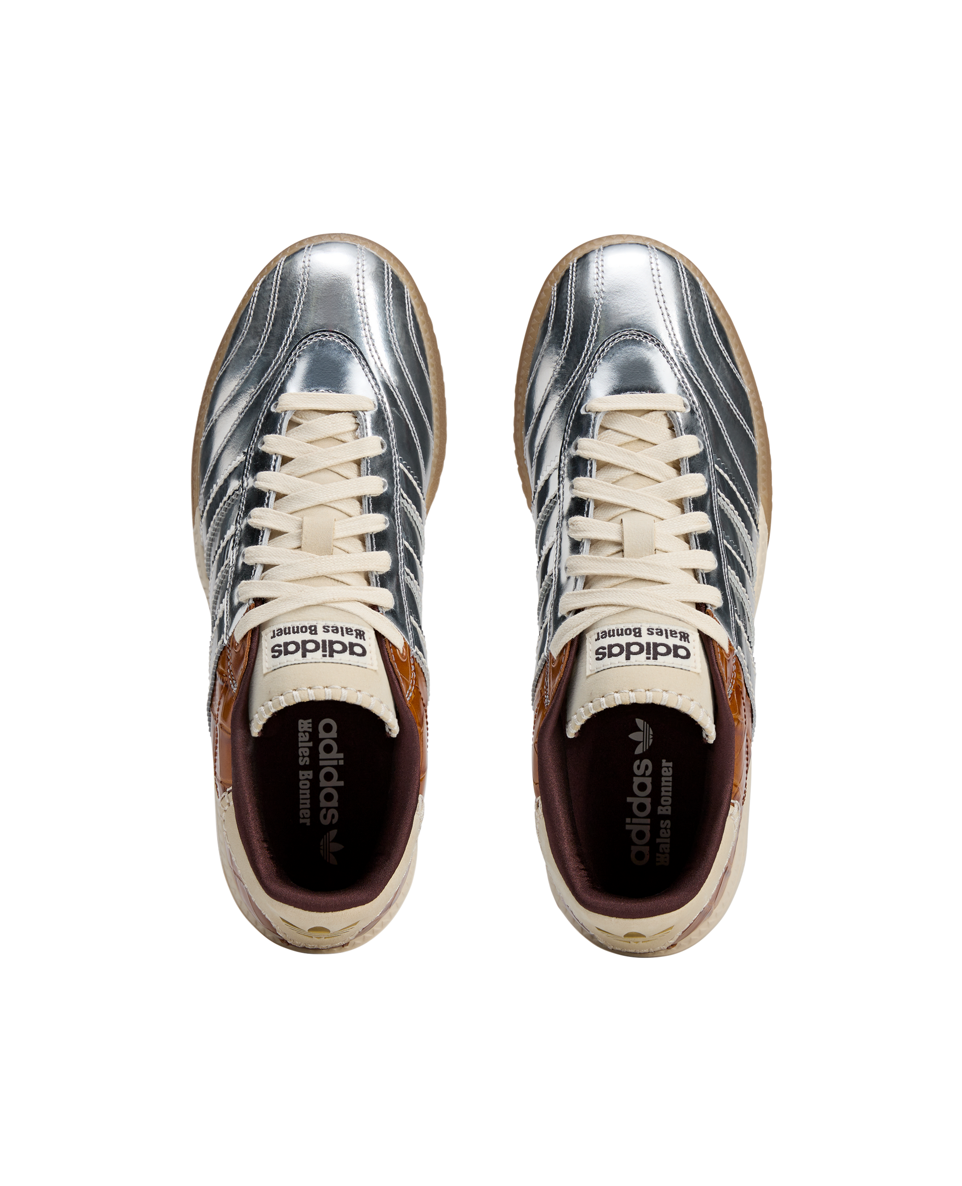 Adidas Wales Bonner MN Samba (Silver Metallic/Silver Metallic/Easy Yellow)