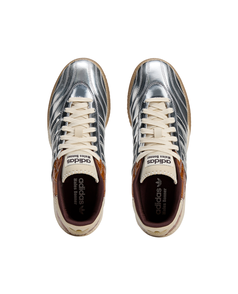 Adidas Wales Bonner MN Samba (Silver Metallic/Silver Metallic/Easy Yellow)