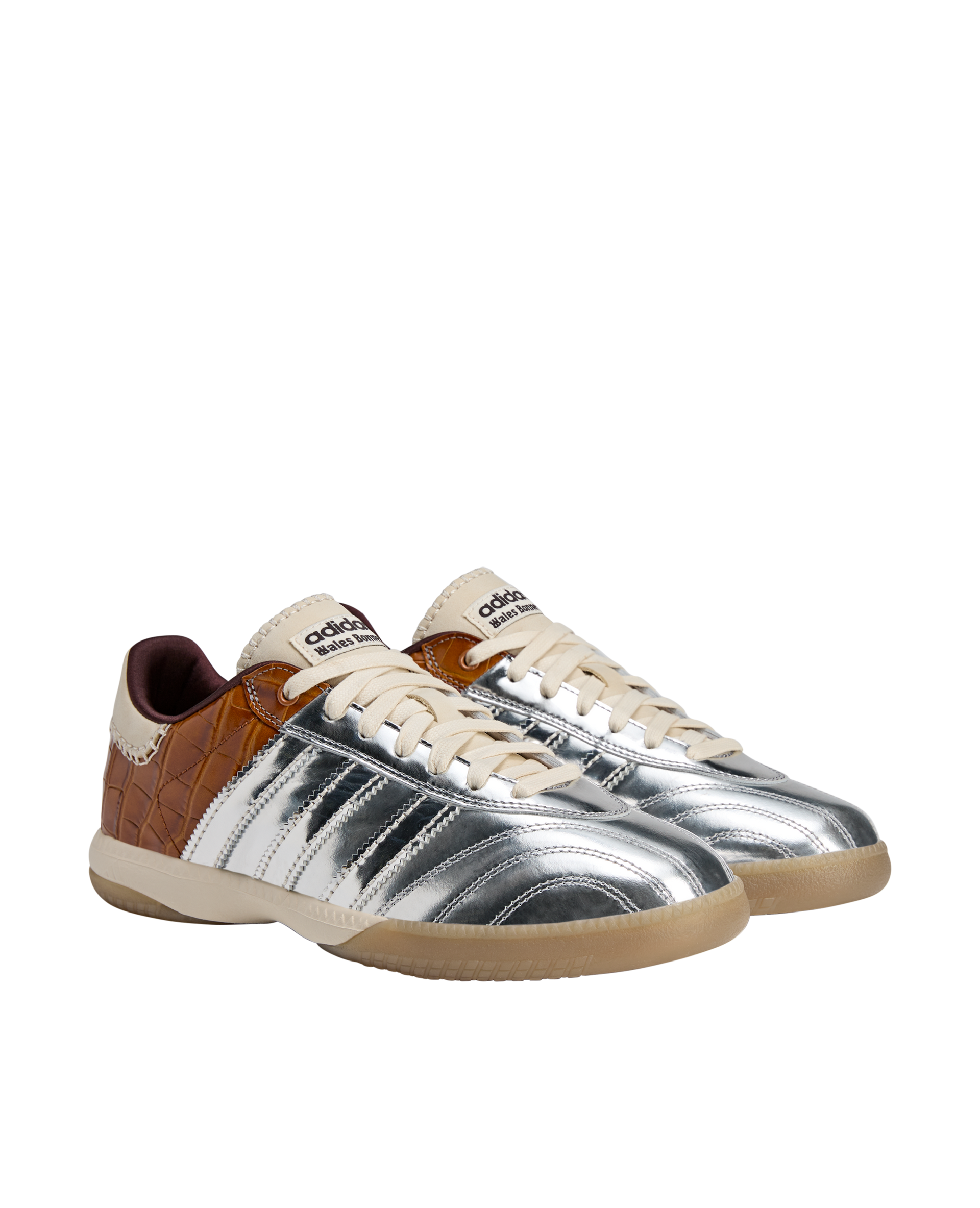 Adidas Wales Bonner MN Samba (Silver Metallic/Silver Metallic/Easy Yellow)
