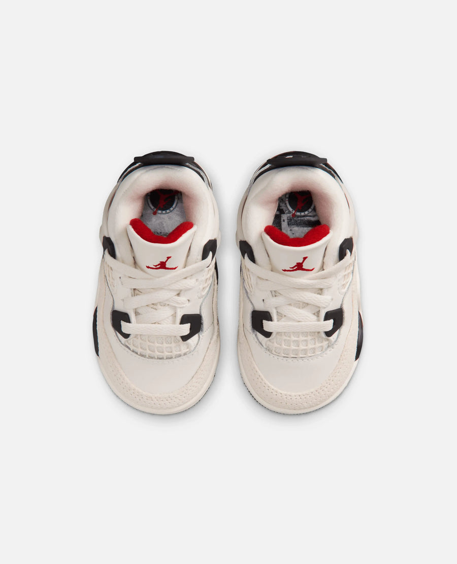 Air Jordan 4 Retro TD (WHITE/MED SOFT PINK-HALF BLUE) Jordan