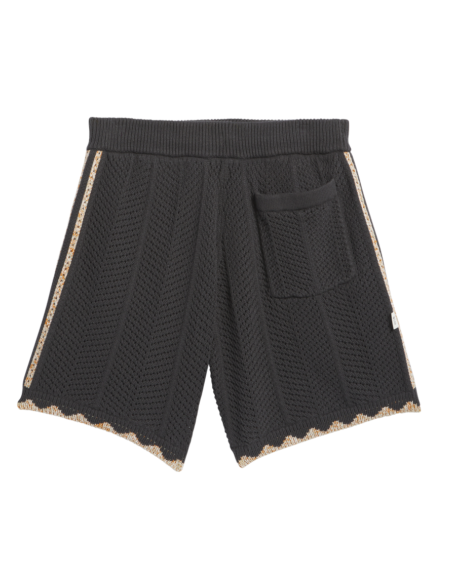 adidas Clot Crochet Shorts by Edison Chen 'Carbon'