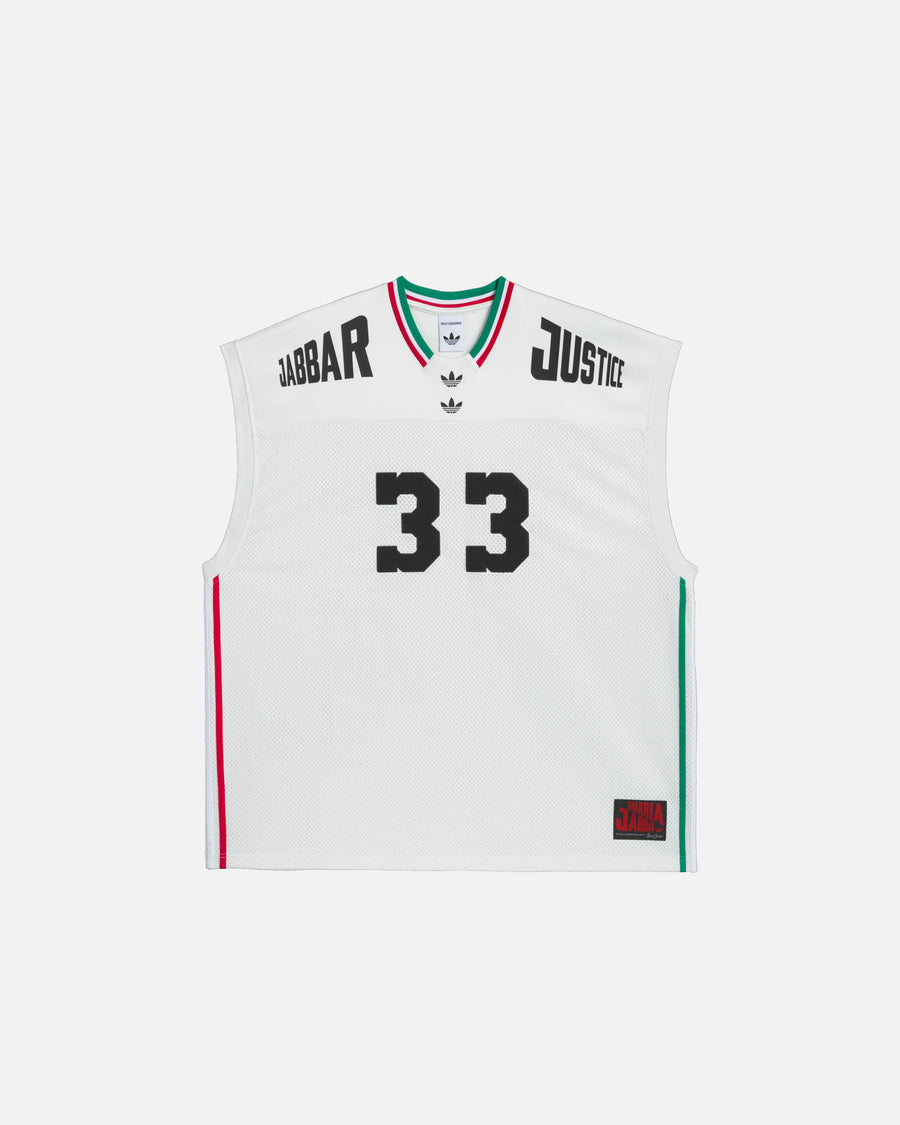 adidas Chavarria Basketball Jersey (Off White/Black)
