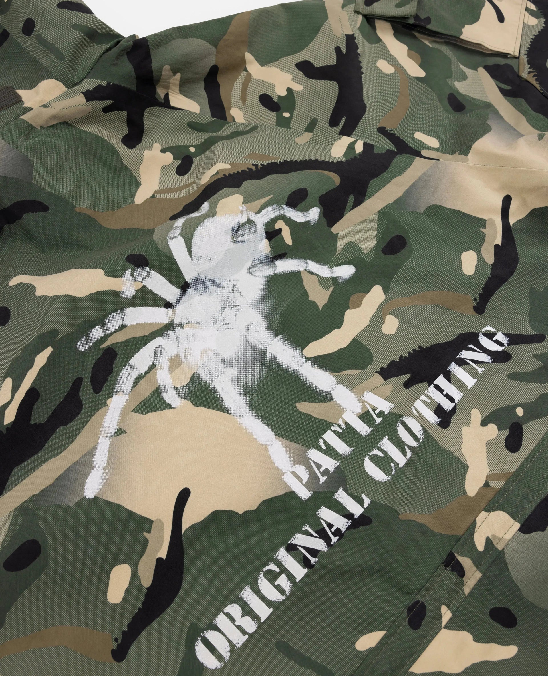 Patta Spray Camo Nylon Tactical Parka (Multi/Spray Camo) Patta