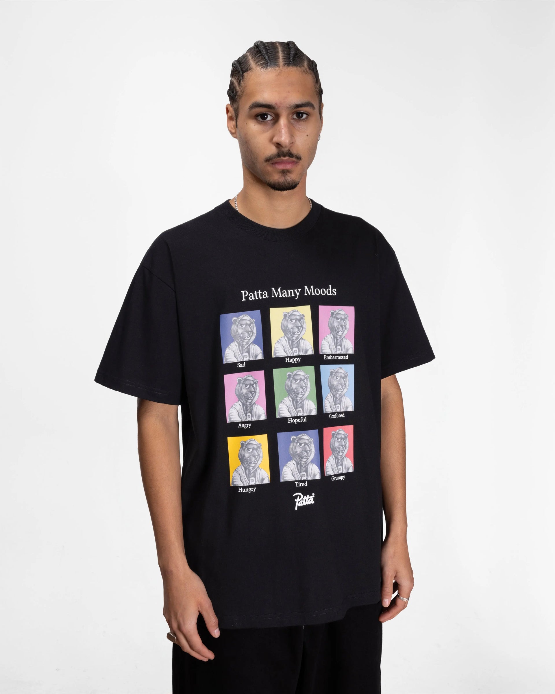 Patta Many Moods T-Shirt (Black) Patta