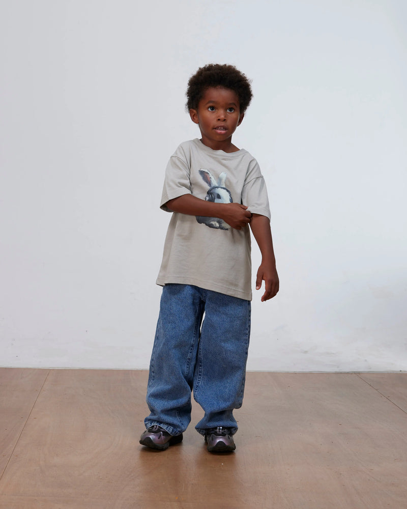 Patta Kids Bunny T-Shirt (Flint Gray) Patta