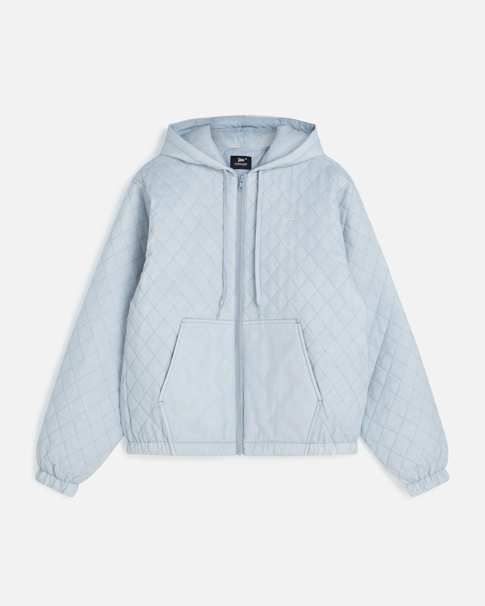 Patta Insulated Quilted Hooded Jacket (Gray Dawn) Patta