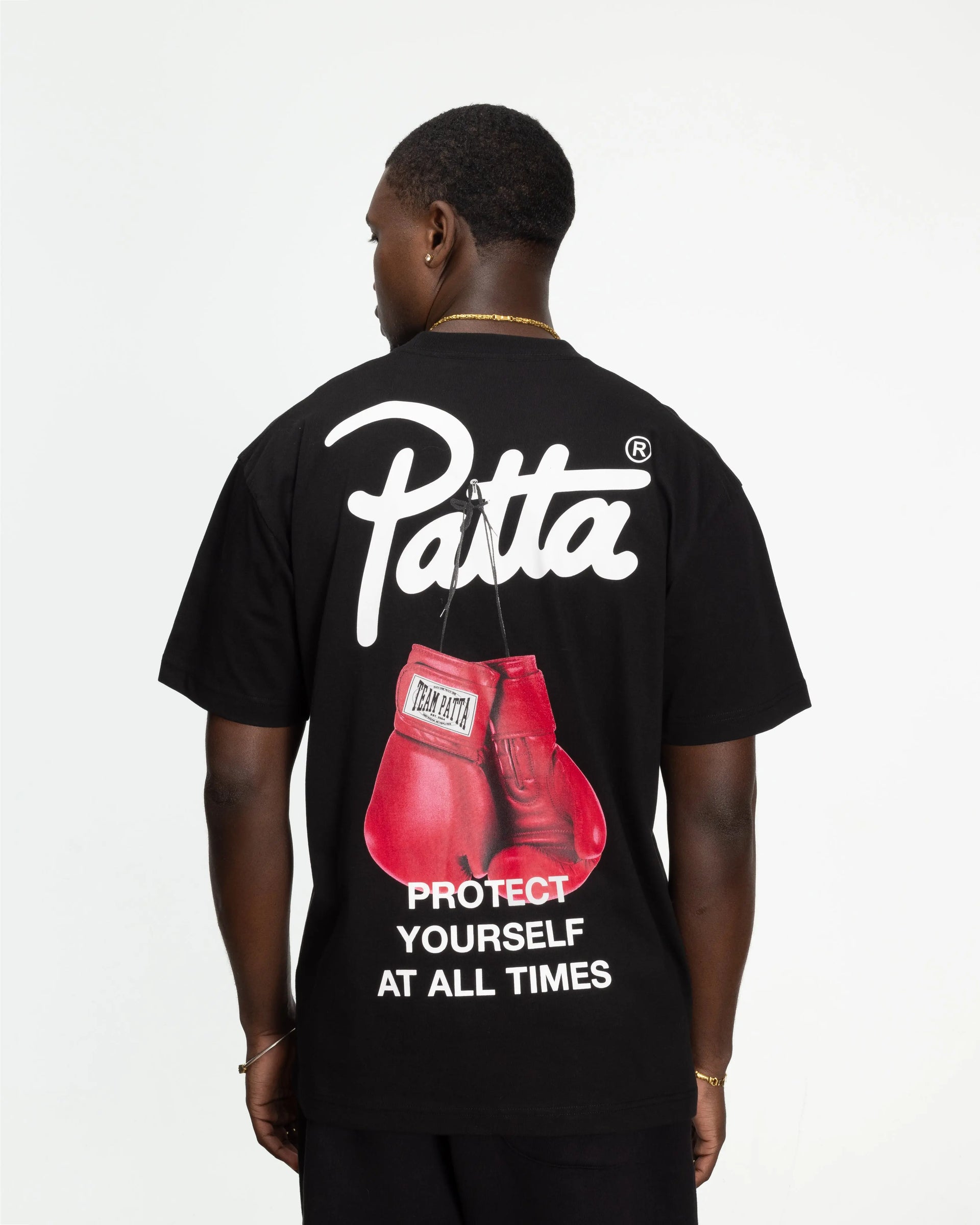 Patta Protect Yourself T-Shirt (Black) Patta