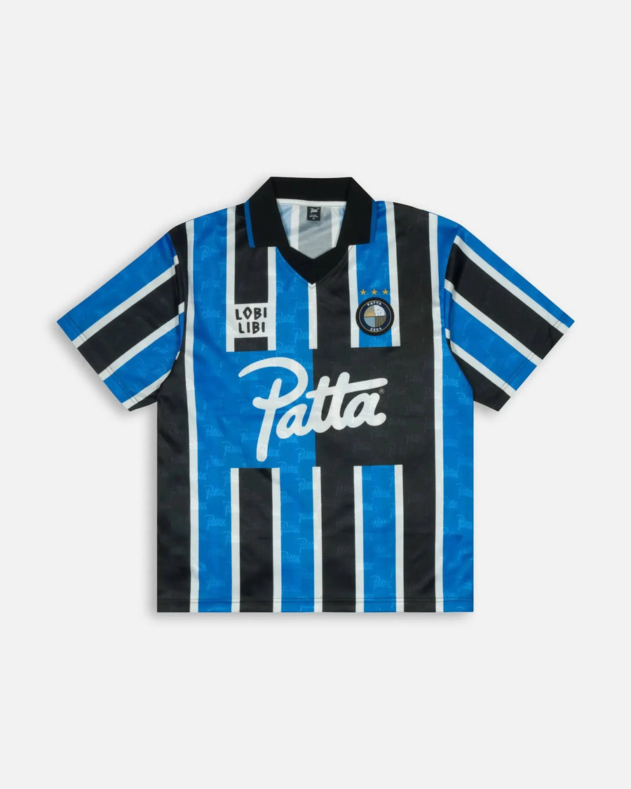 Patta Stripe Football Jersey French Blue (EA) Patta