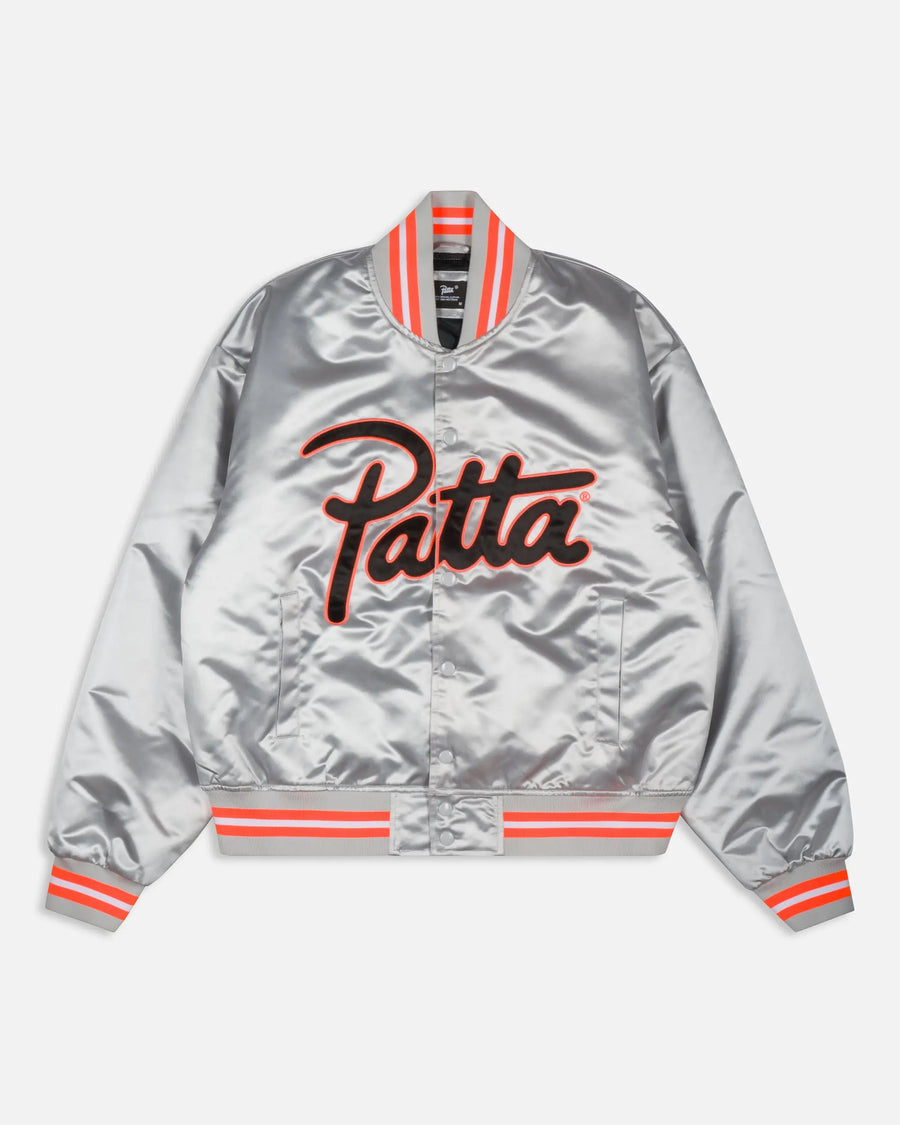 Patta Classic Satin Bomber Jacket (Lunar Rock) Patta