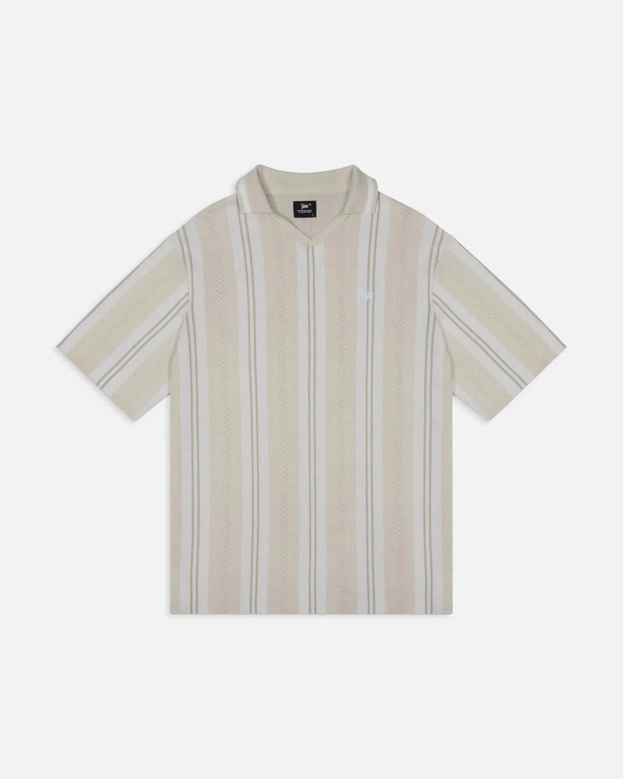 Patta Knitted Football Shirt Oatmeal (EA) Patta
