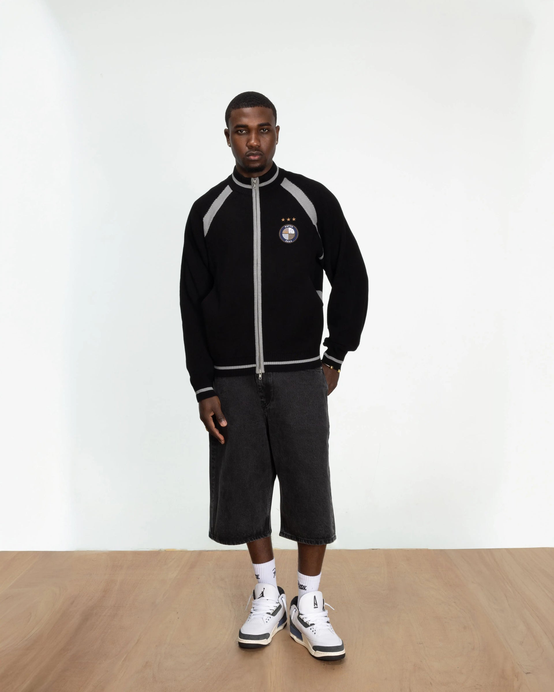 Patta Track Top Cardigan (Moonless Night) Patta