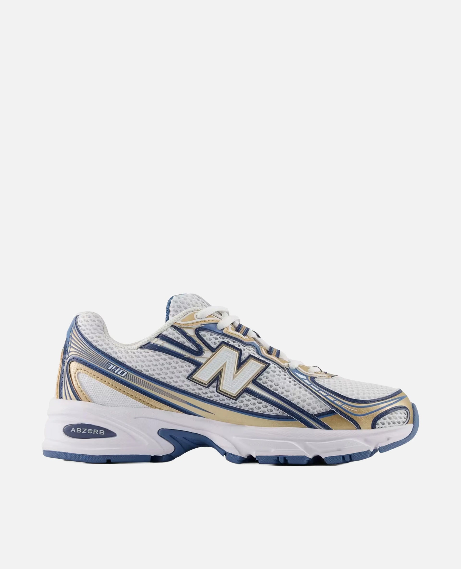 New Balance 740 (Heron Blue/Vintage Indigo/Gold Metallic) New Balance