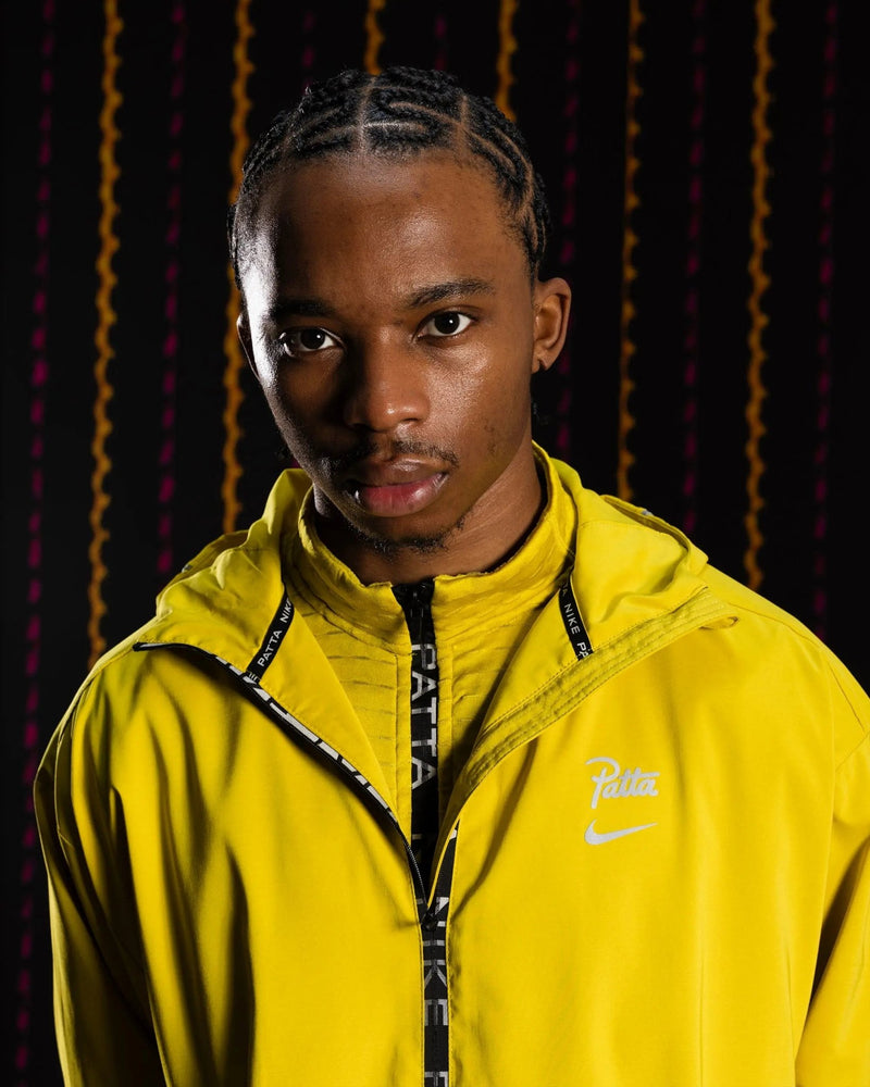 Nike x Patta Running Team Hooded Track Jacket (Saffron Quartz) - Patta
