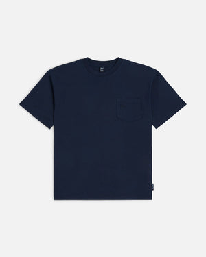 Patta Basic Washed Pocket T-Shirt (Black Iris) - Patta