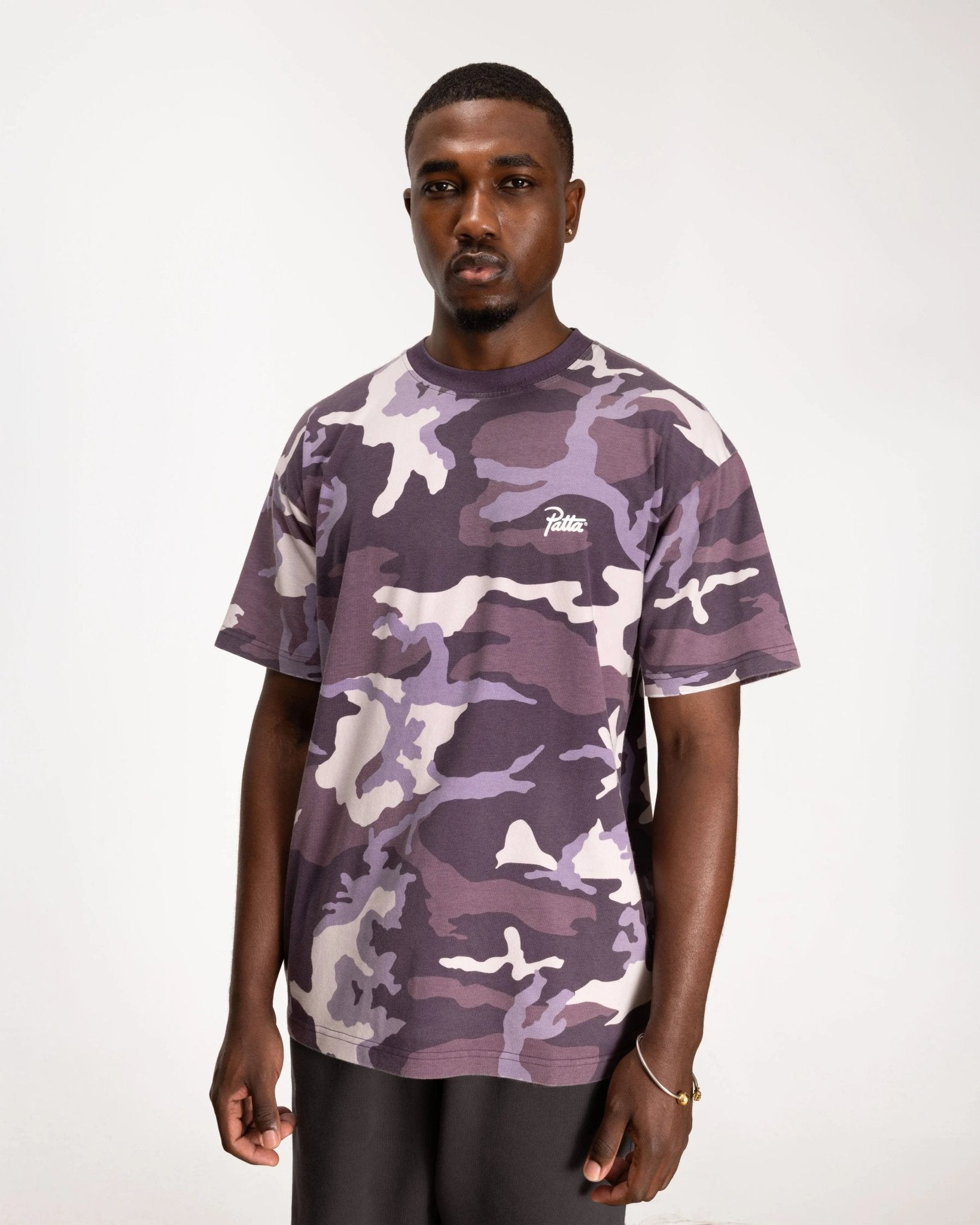 Patta Basic Woodland Camo T-Shirt (Navy Cosmos) - Patta