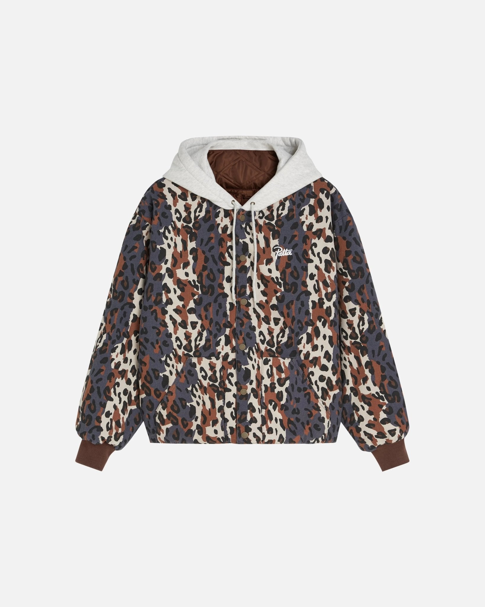 Patta City Leopard Reversible Bomber Jacket (Multi) - Patta