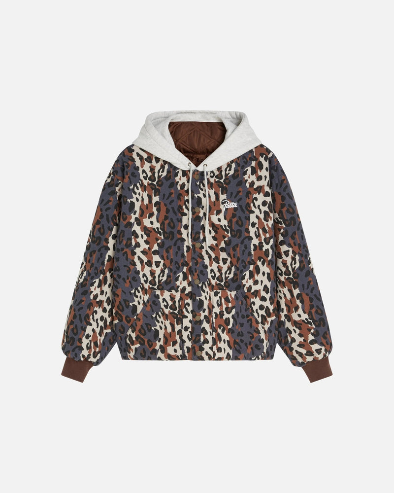 Patta City Leopard Reversible Bomber Jacket (Multi) - Patta