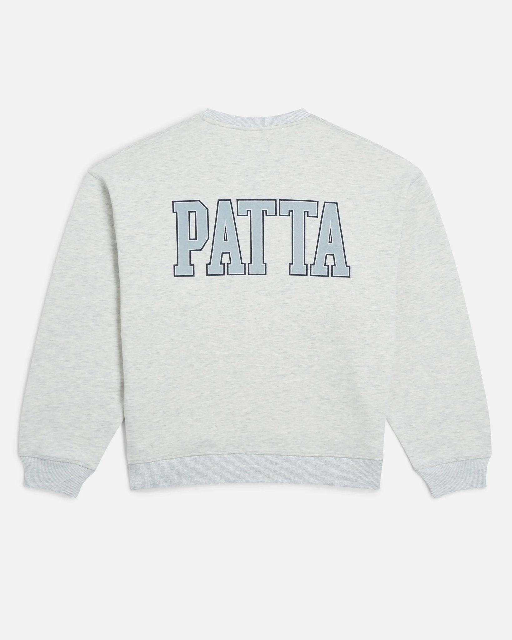 Patta Marina Crewneck Sweater (Light Grey Melange) - Patta