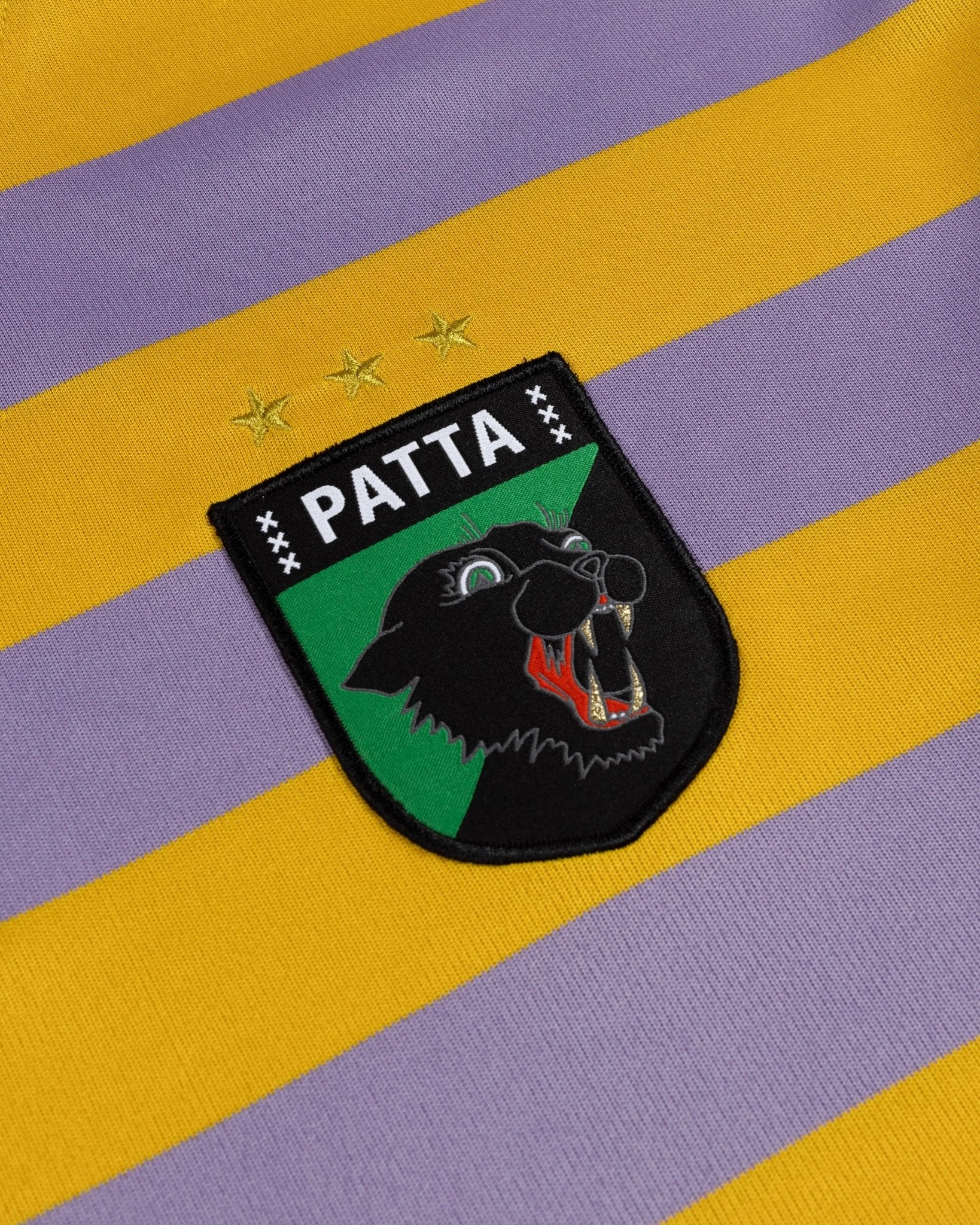 Patta Striped Longsleeve Football Jersey (Chalk Violet) - Patta