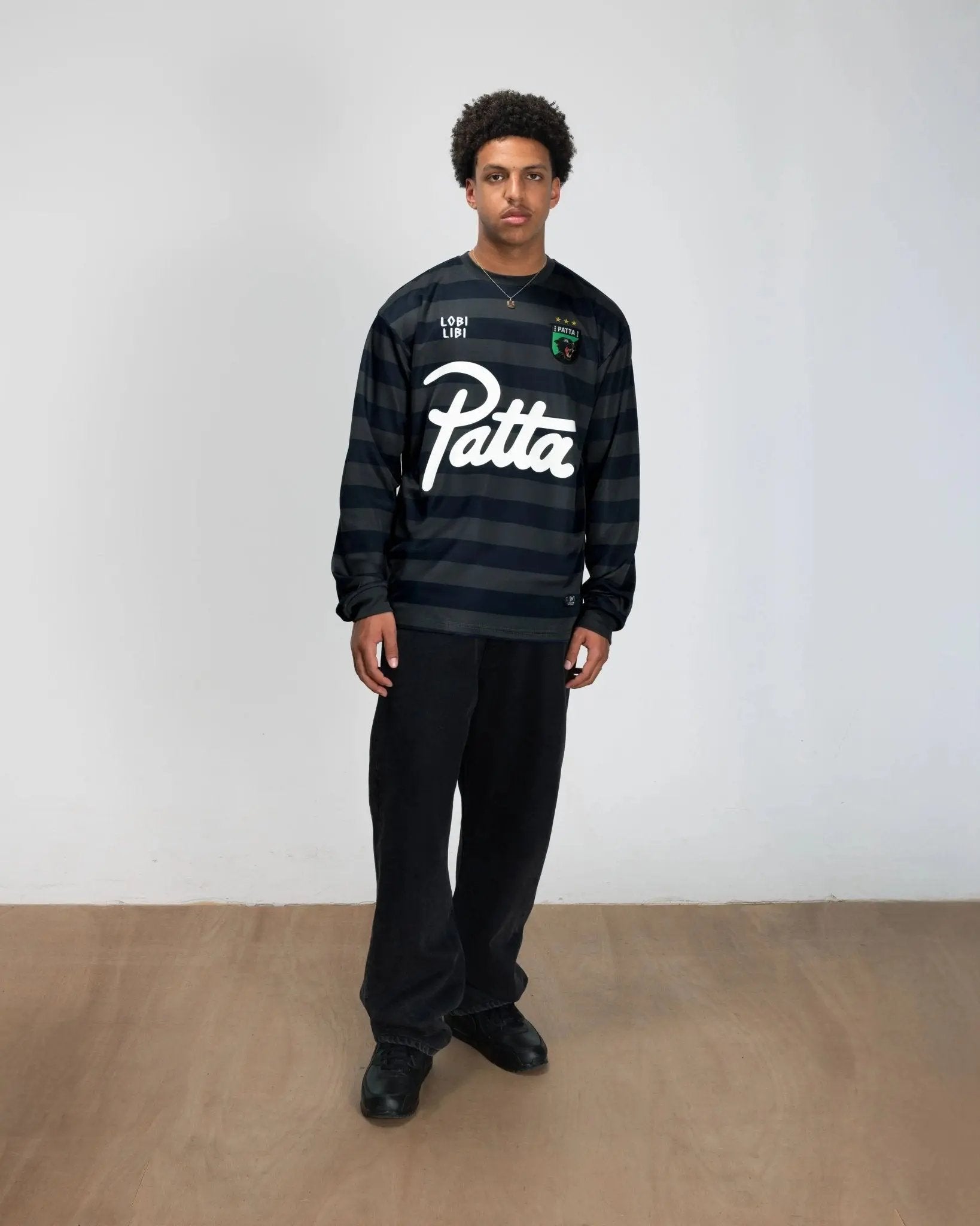 トップス PATTA Striped Long Sleeve Football Patta Striped Longsleeve Football Jersey (Chalk Violet) - Patta