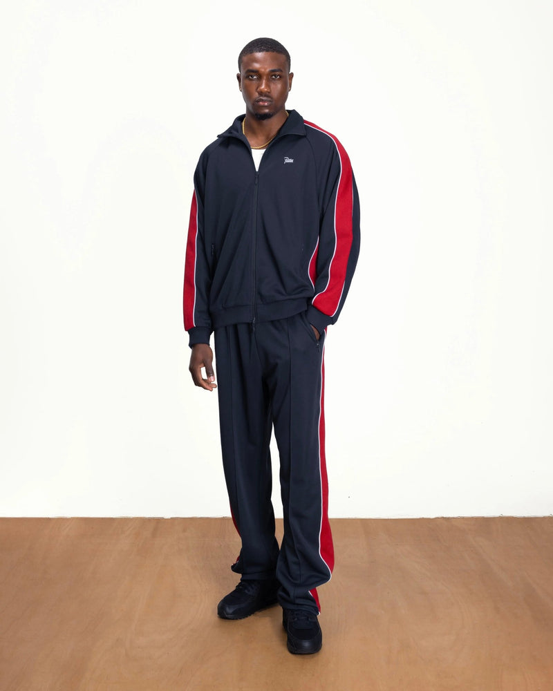 Patta Tricot Track Jacket (Black Iris) - Patta