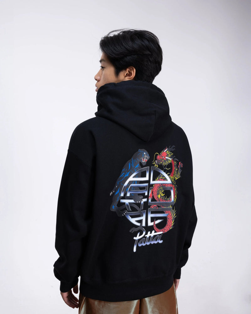 Patta x DOE 20/10 Hooded Sweater (Black) - Patta