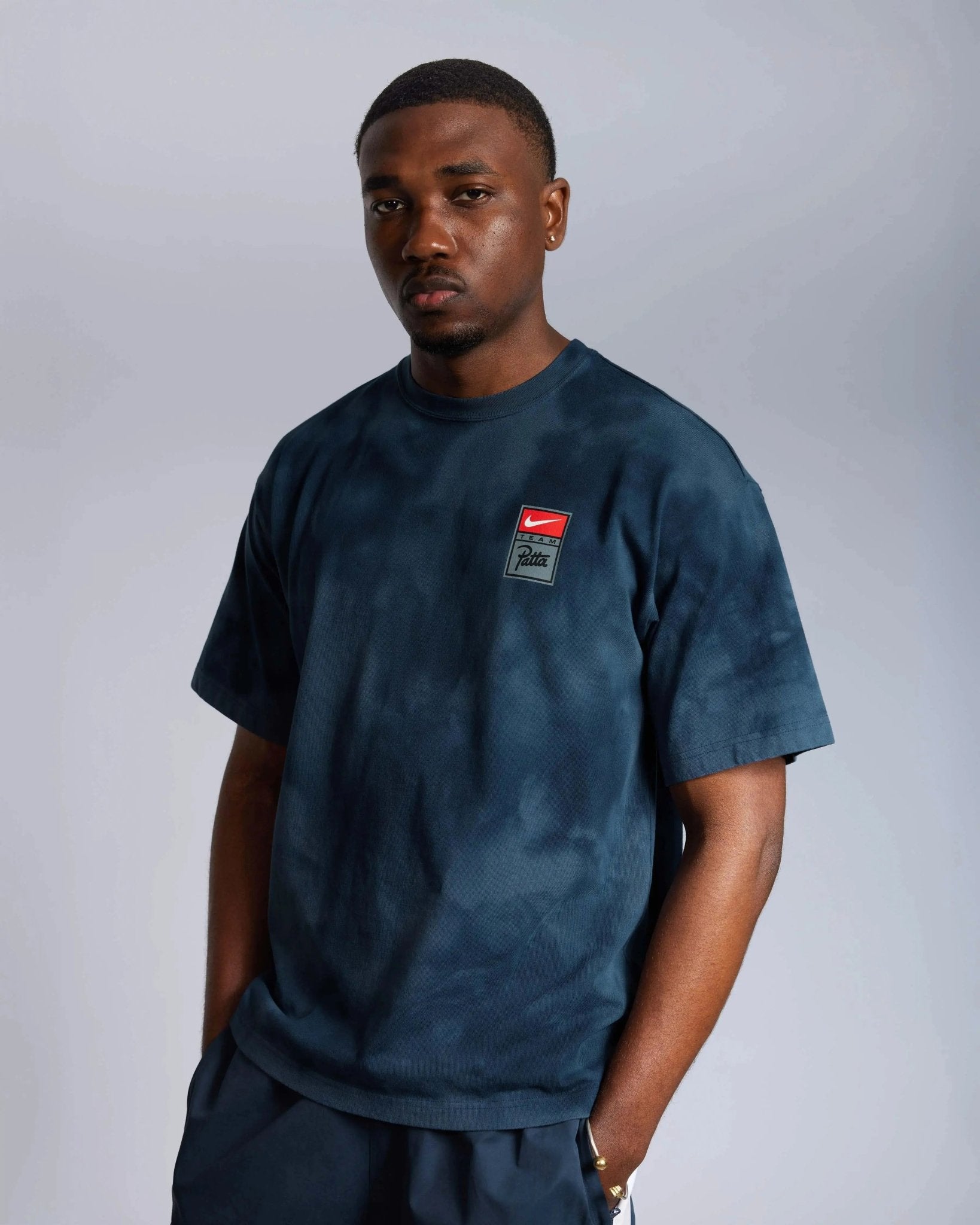 Patta x Nike NRG T-shirt GX Washed (Squadron Blue/Deep Ocean