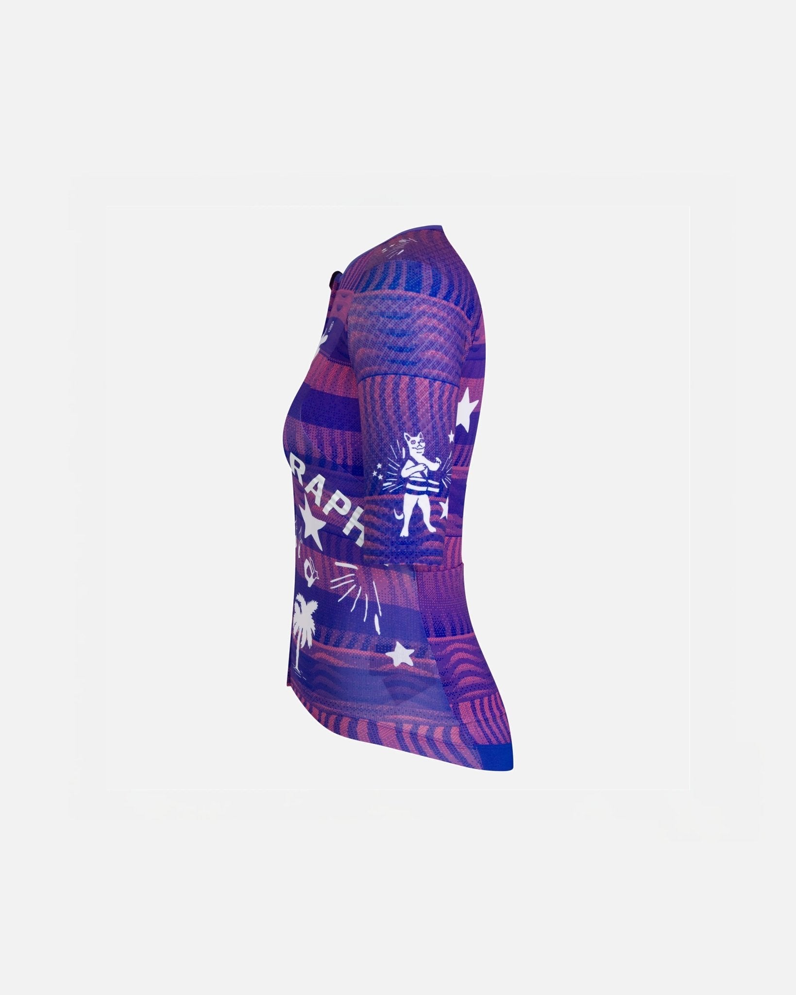 Patta x Rapha Women's Pro Team Aero Jersey (Flamingo Pink/Royal Blue) - Patta