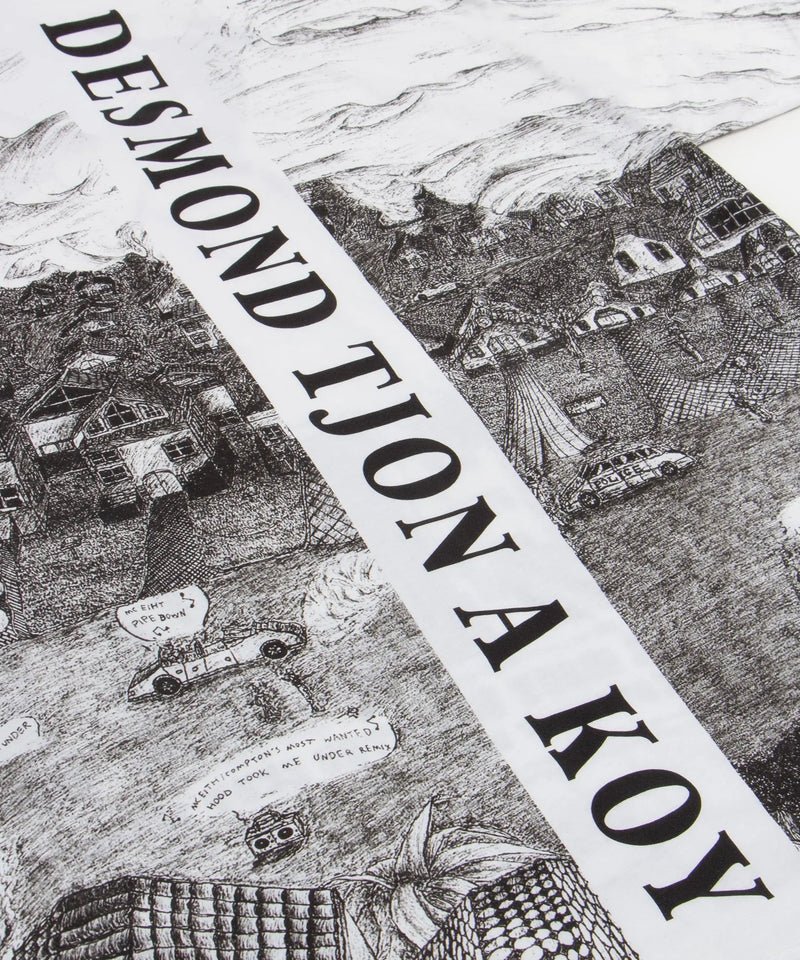 Patta x Outsiders Gallery Livin In The Fast Lane T-Shirt (White) Patta